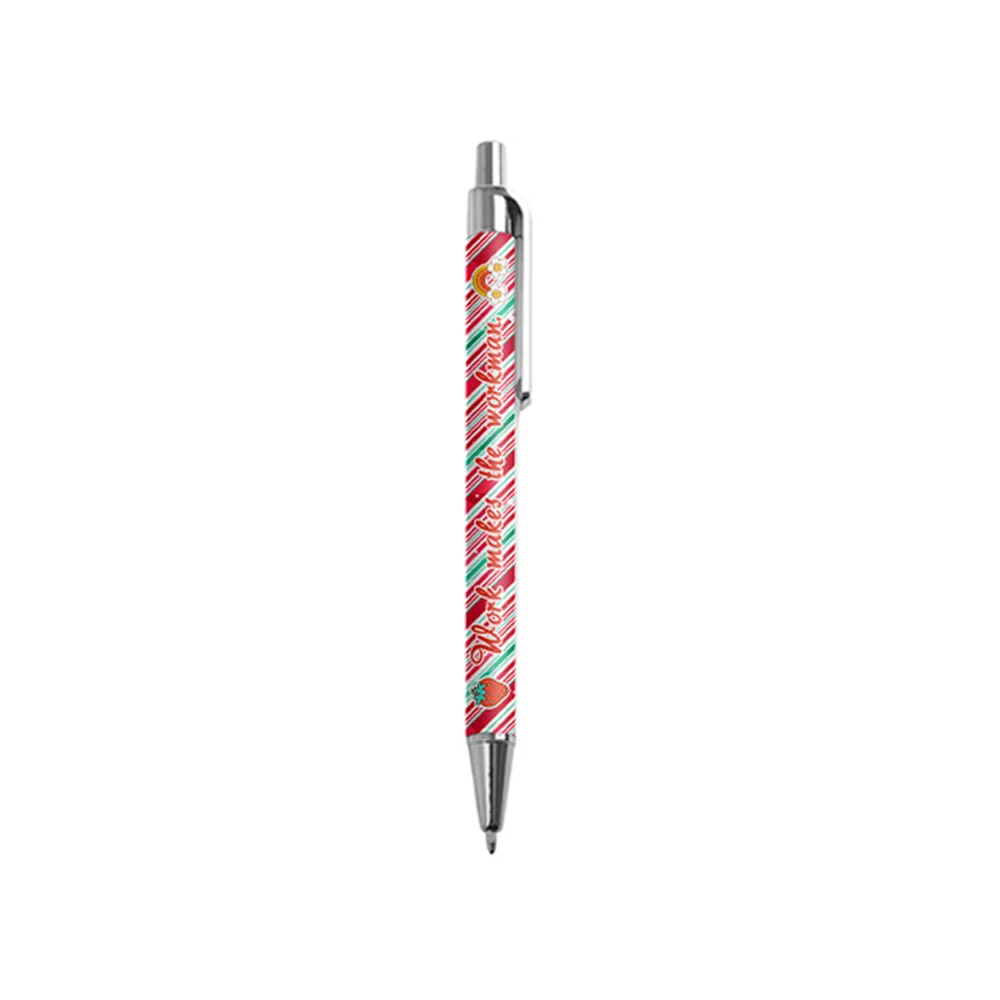 Sublimation White Ballpoint Pen with Shrink Wrap (Silver)