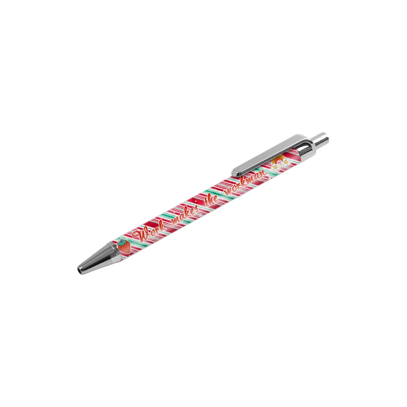 Sublimation White Ballpoint Pen with Shrink Wrap (Silver) thumbnail 10