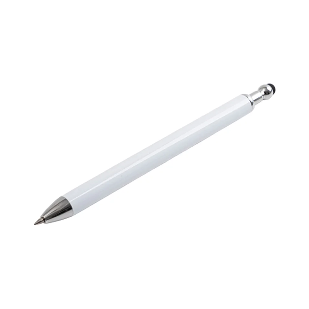 Sublimation White Ballpoint Pen with Stylus Tip thumbnail 3