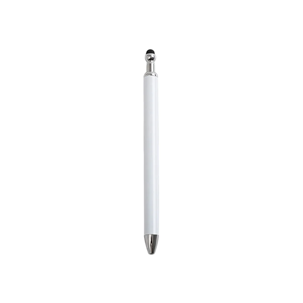 Sublimation White Ballpoint Pen with Stylus Tip