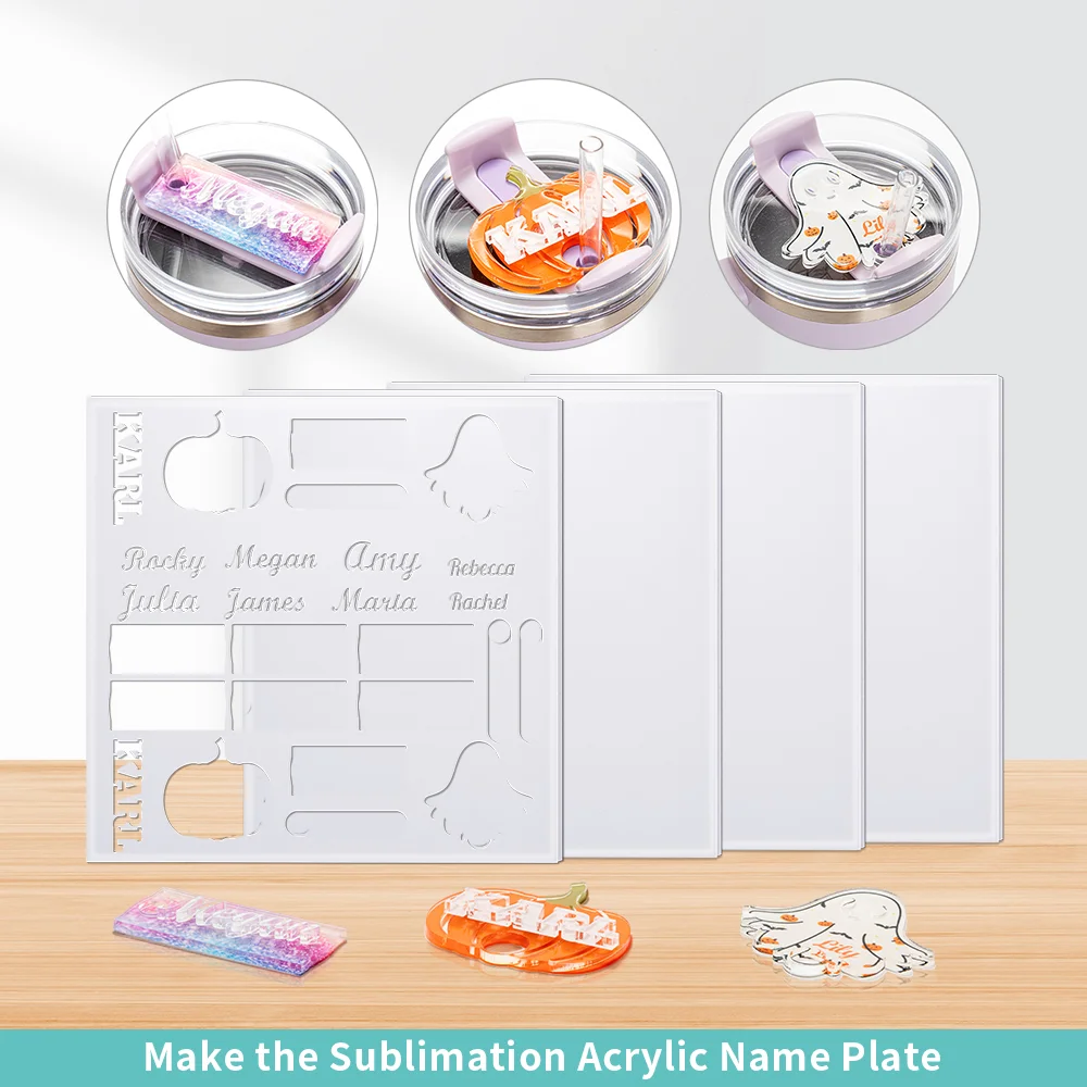 Sublimation Acrylic Blank Sheet White 12x12 inch /30.5x30.5x0.4cm
