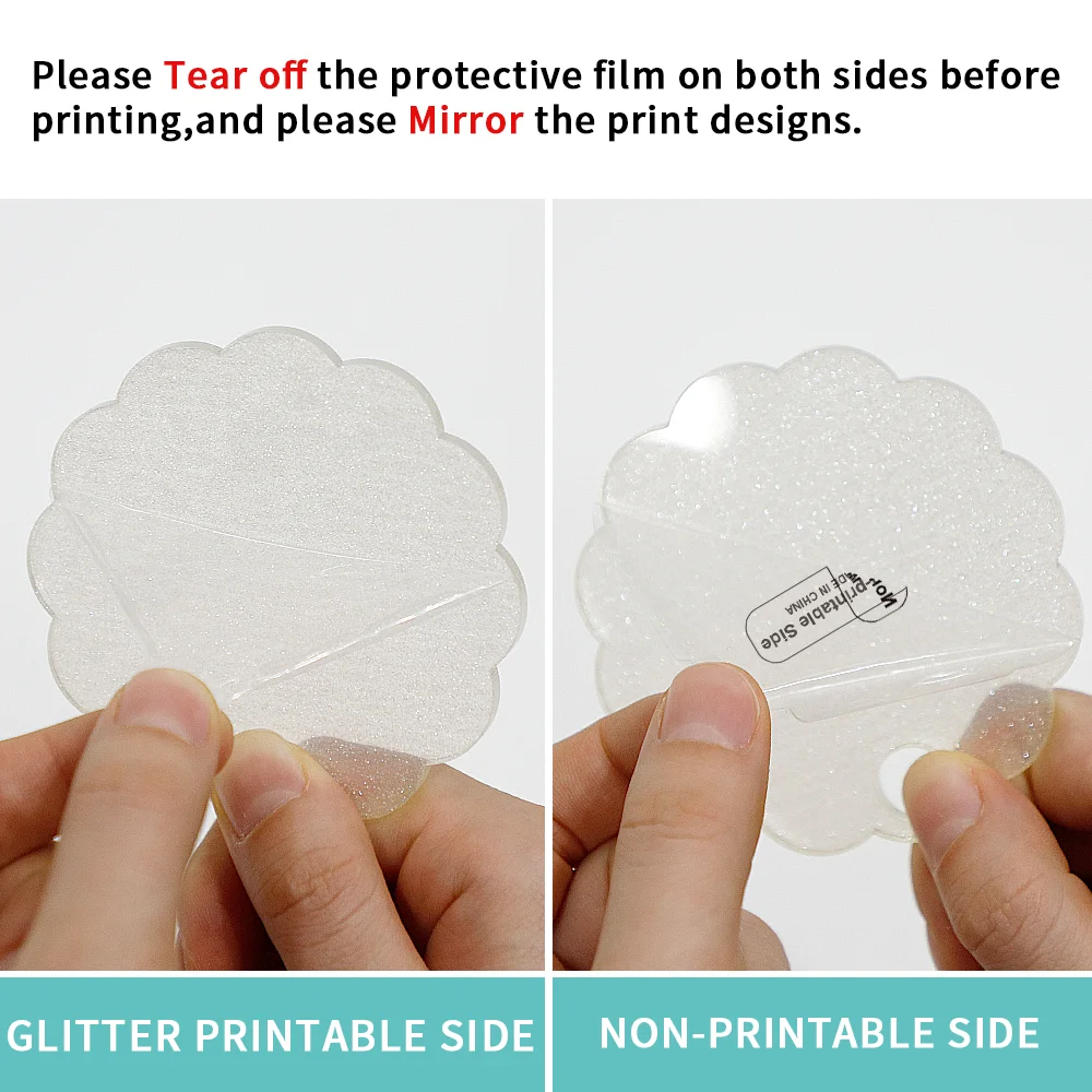 Sublimation Glitter Acrylic Blank Sheet White 12x12 inch/30.5x30.5x0.4cm thumbnail 7