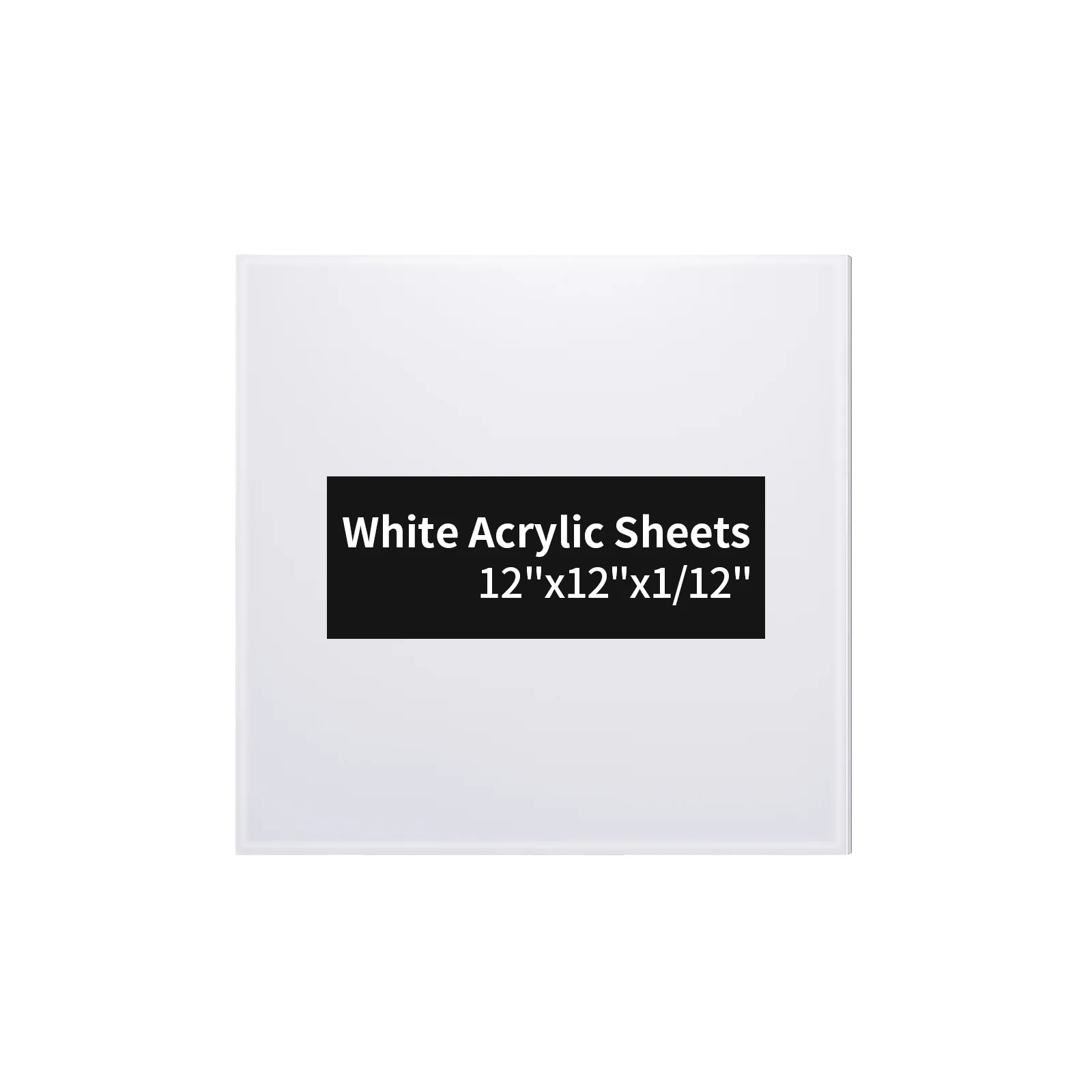 Sublimation Acrylic Blank Sheet White 12x12 inch /30.5x30.5x0.2cm
