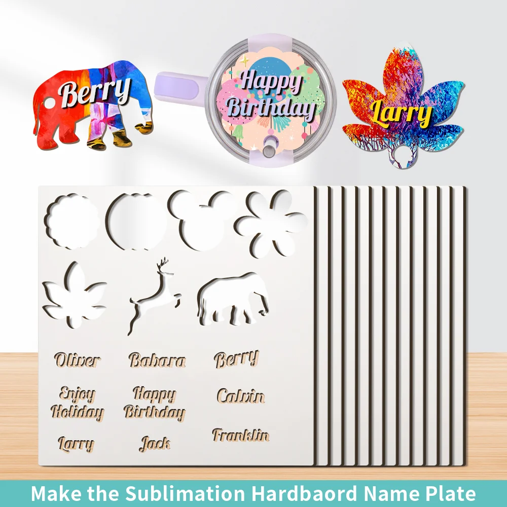 Sublimation Hardboard Blank Sheet White 12x12 inch /30.5x30.5x0.3cm thumbnail 5