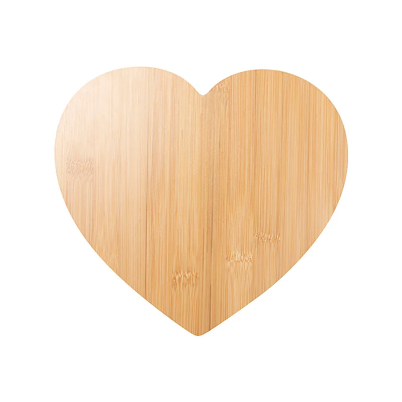 Sublimation Heart Shape Bamboo Cutting Board(25*23.5*1.2cm/9.84"*9.25") - image 1