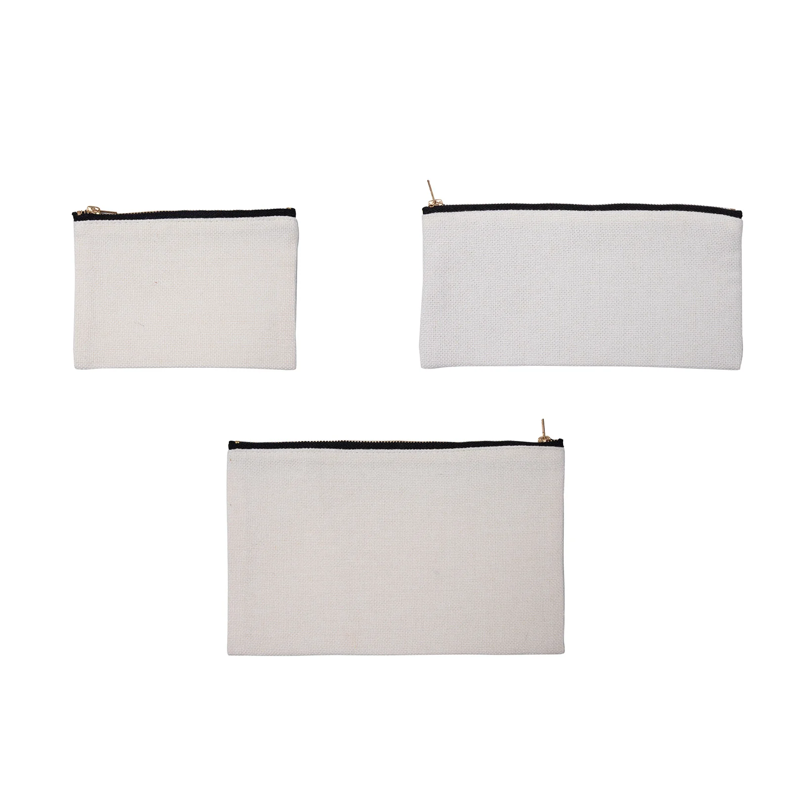 Sublimation Handbag Blank Zippered Coin Purse (Linen, 10*15cm) thumbnail 1
