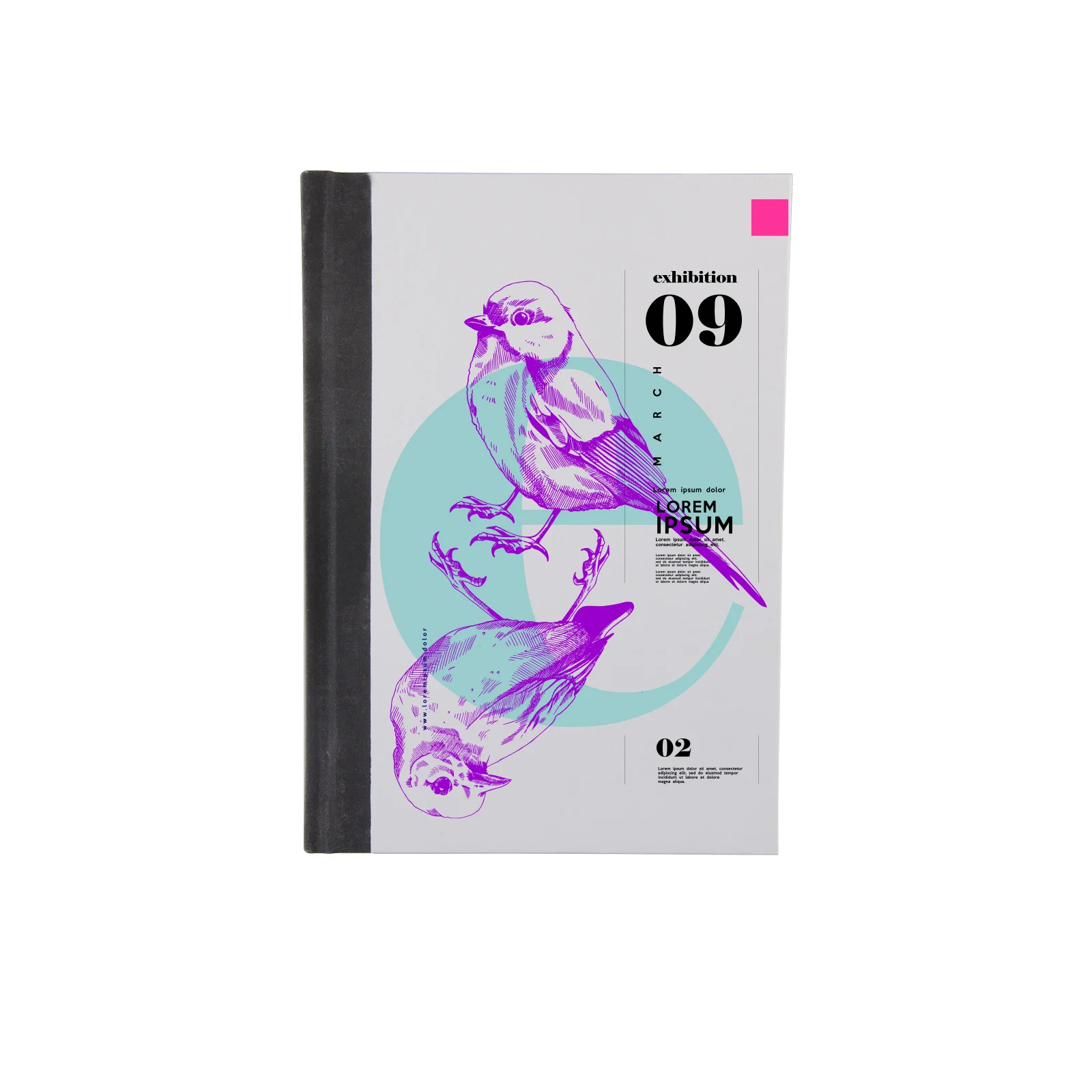 A5 Sublimation Notebook with Fabric Cover (14.1*21cm)
