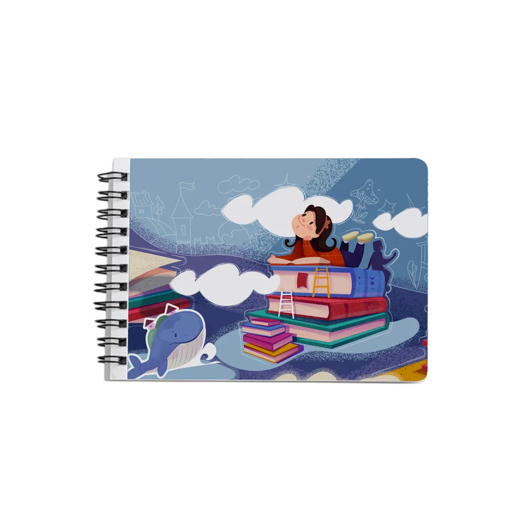 A6 Wiro Notebook with Sublimation PET Cover
