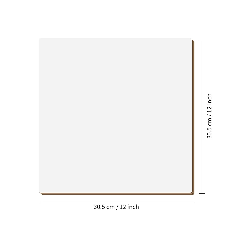Sublimation Plywood Blank Sheets White 11.8x11.8 inch /30x30x0.5cm thumbnail 3
