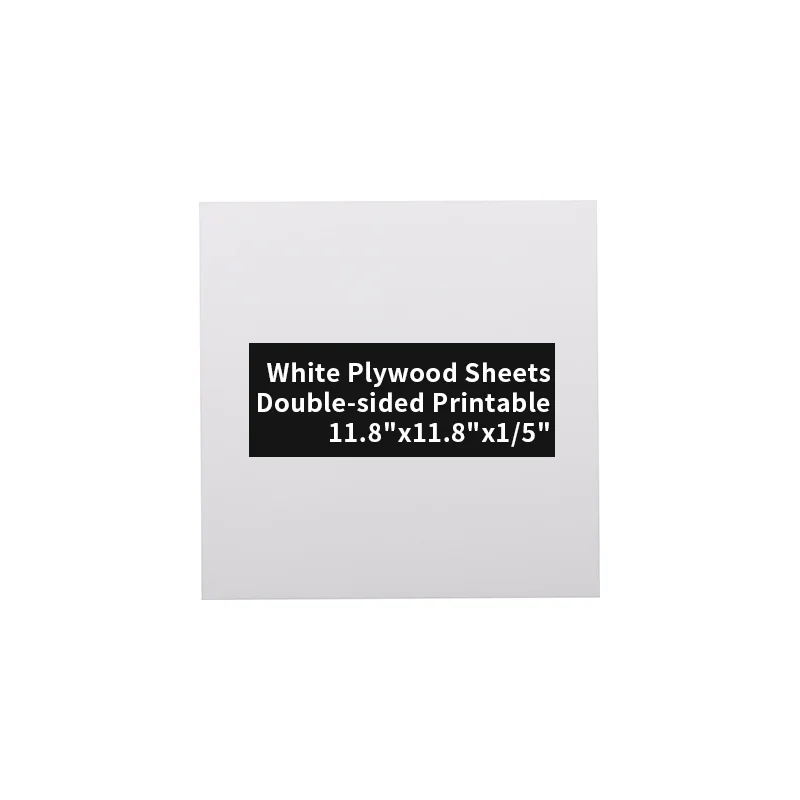 Sublimation Plywood Blank Sheets White 11.8x11.8 inch /30x30x0.5cm