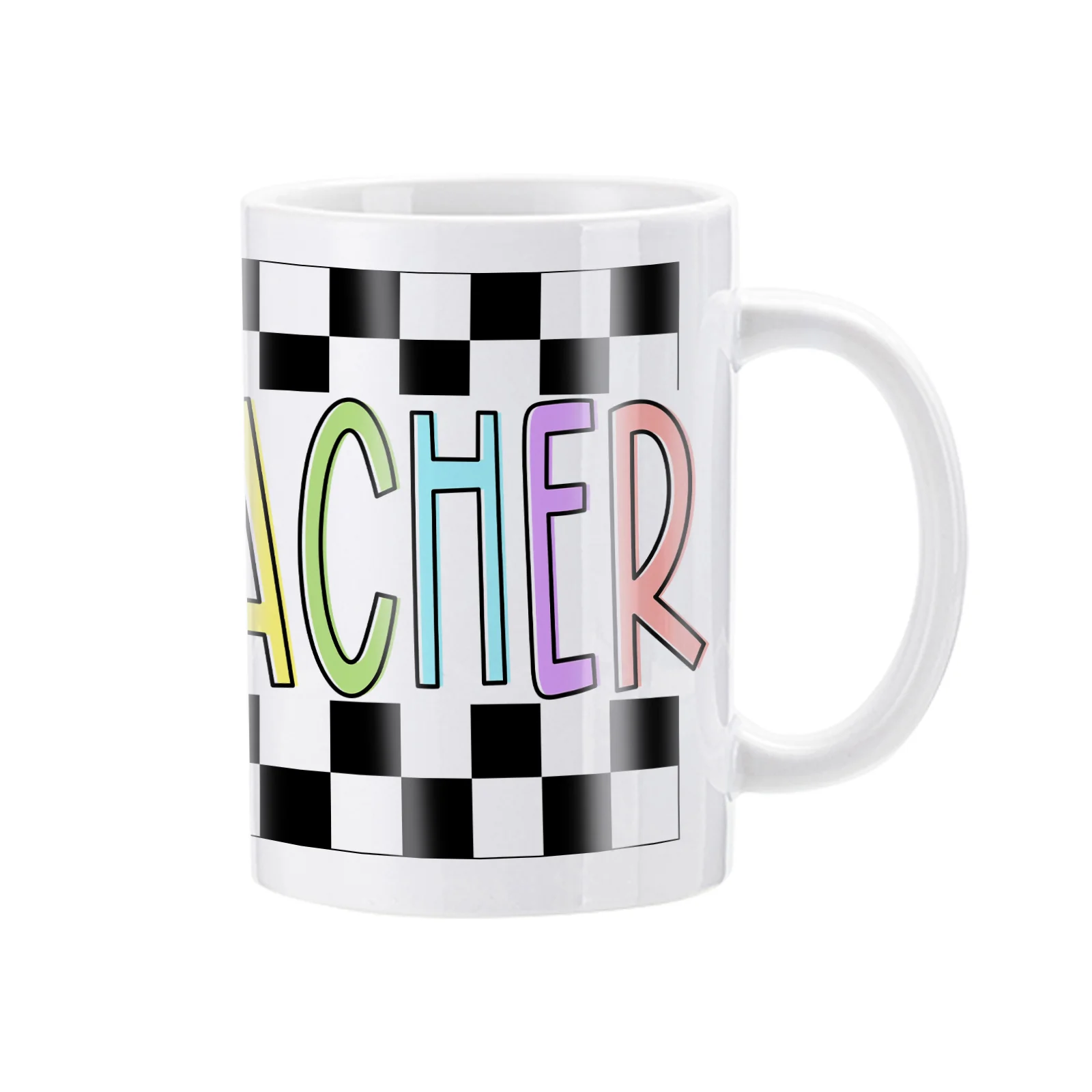 15oz White Sublimation Mug - Flat Bottom thumbnail 2