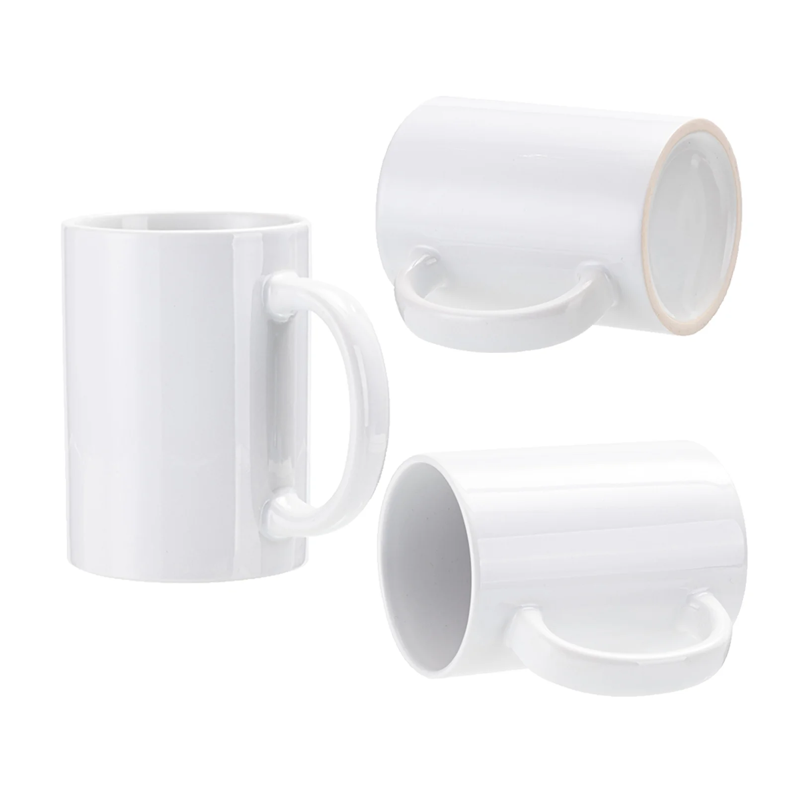 15oz White Sublimation Mug - Flat Bottom thumbnail 3