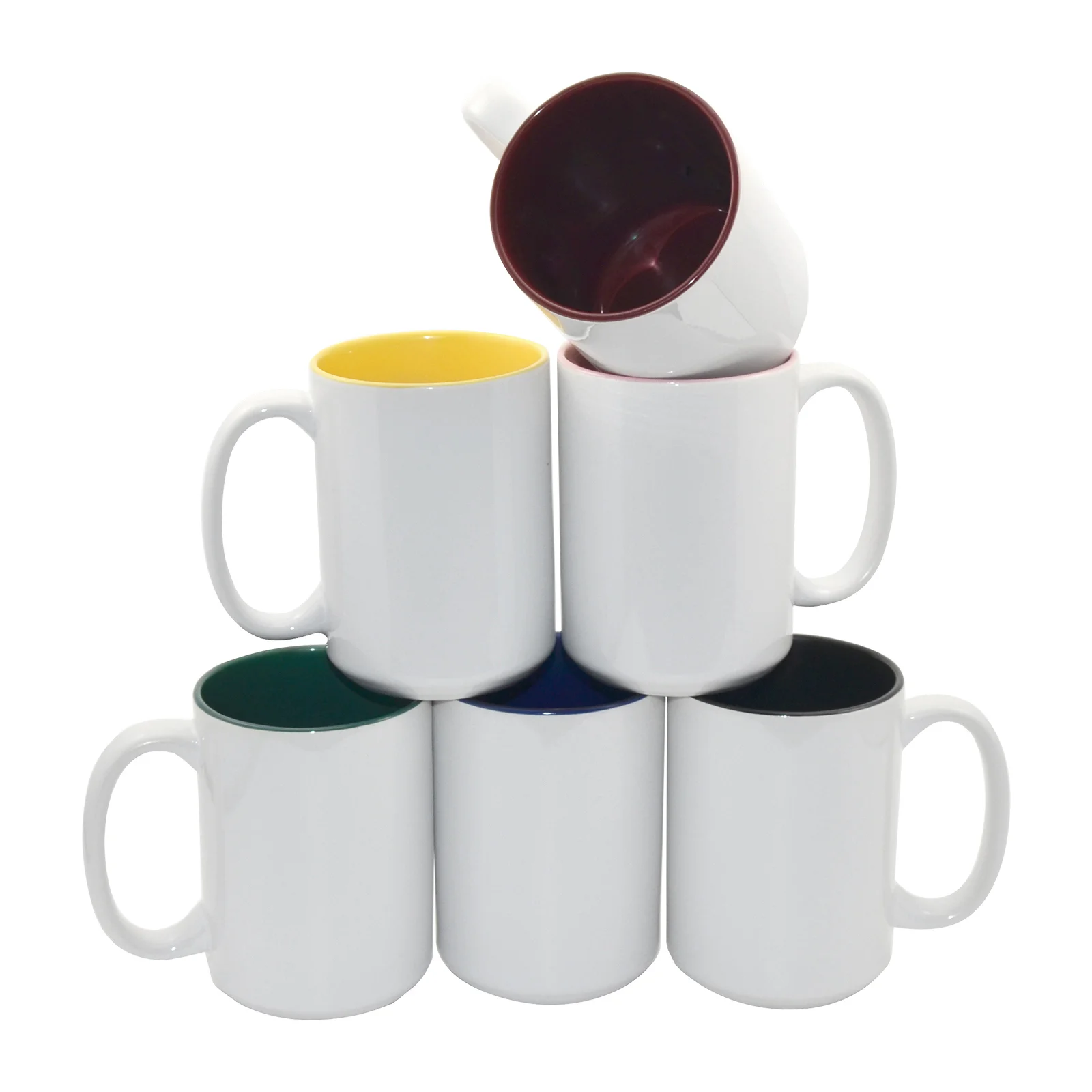 15oz Sublimation Mug Two-Tone Mugs thumbnail 1