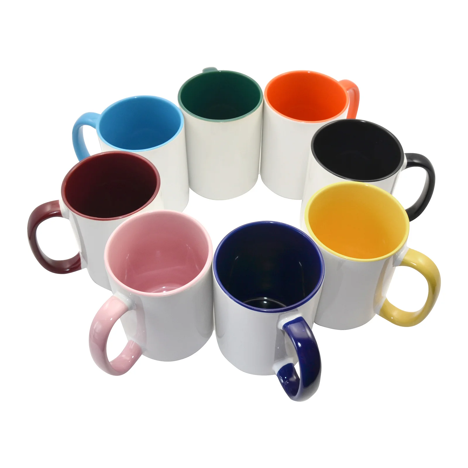 15oz Sublimation Mug  Inner Handle Color Mug thumbnail 3