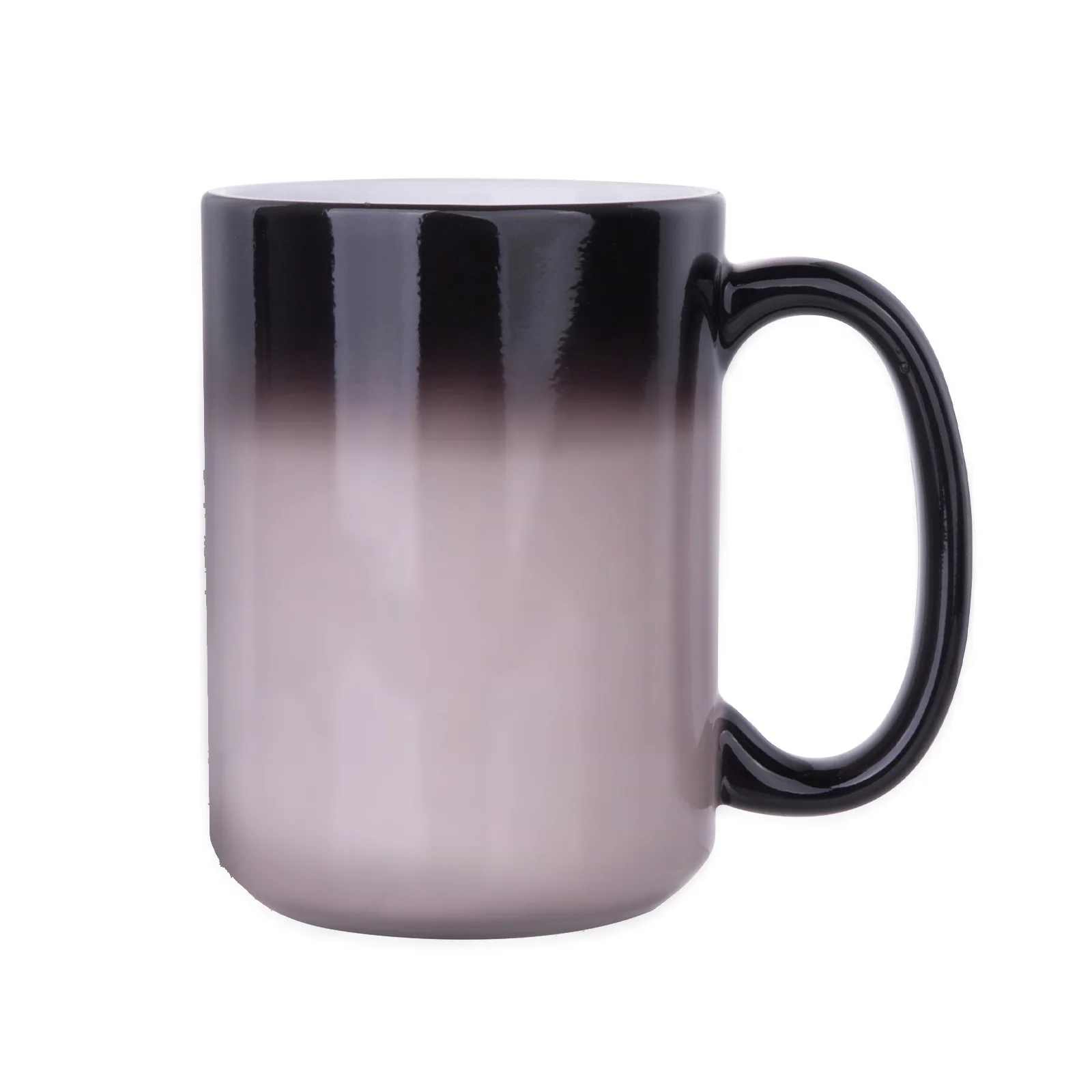15oz Sublimation Color Changing Mug (Glossy Black) thumbnail 4