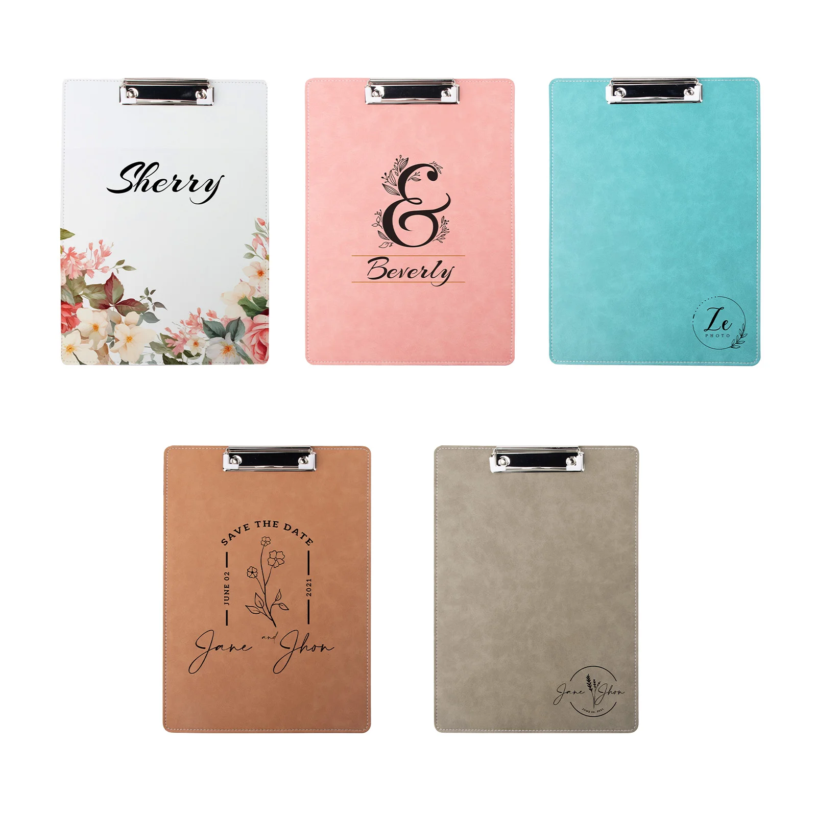 Sublimation Clipboard PU Leather with
Metal Clip (Mix Color, A4 size) thumbnail 2