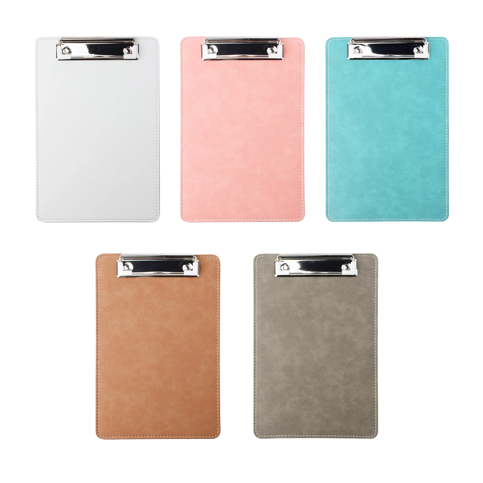 Sublimation Clipboard PU Leather with
Metal Clip (Mix Color, A5 size) thumbnail 1