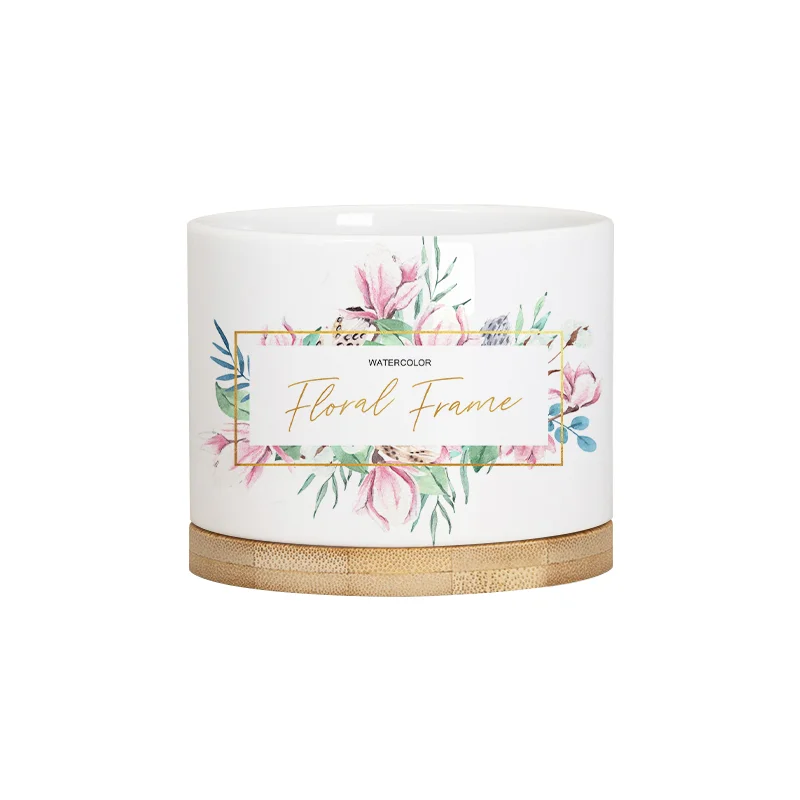 Sublimation Ceramic Garden Planter Pot thumbnail 3