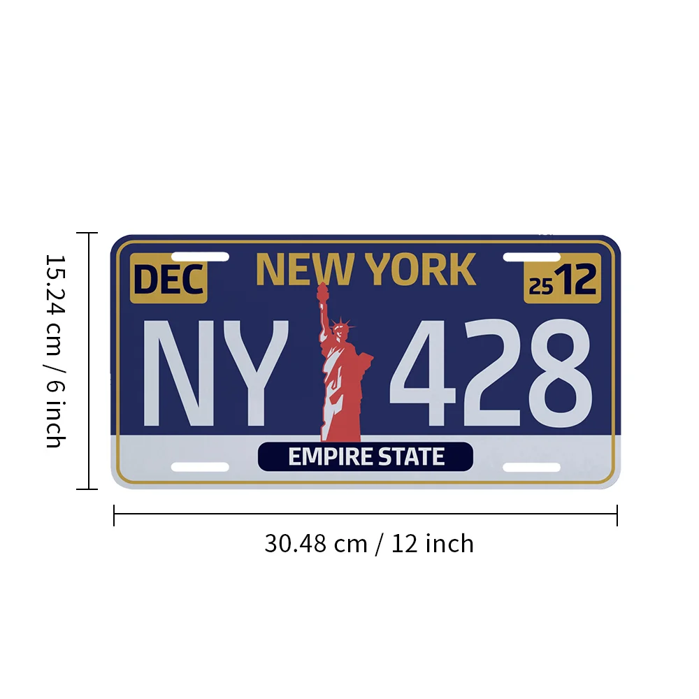 Sublimation License Plate 6"x12" thumbnail 3