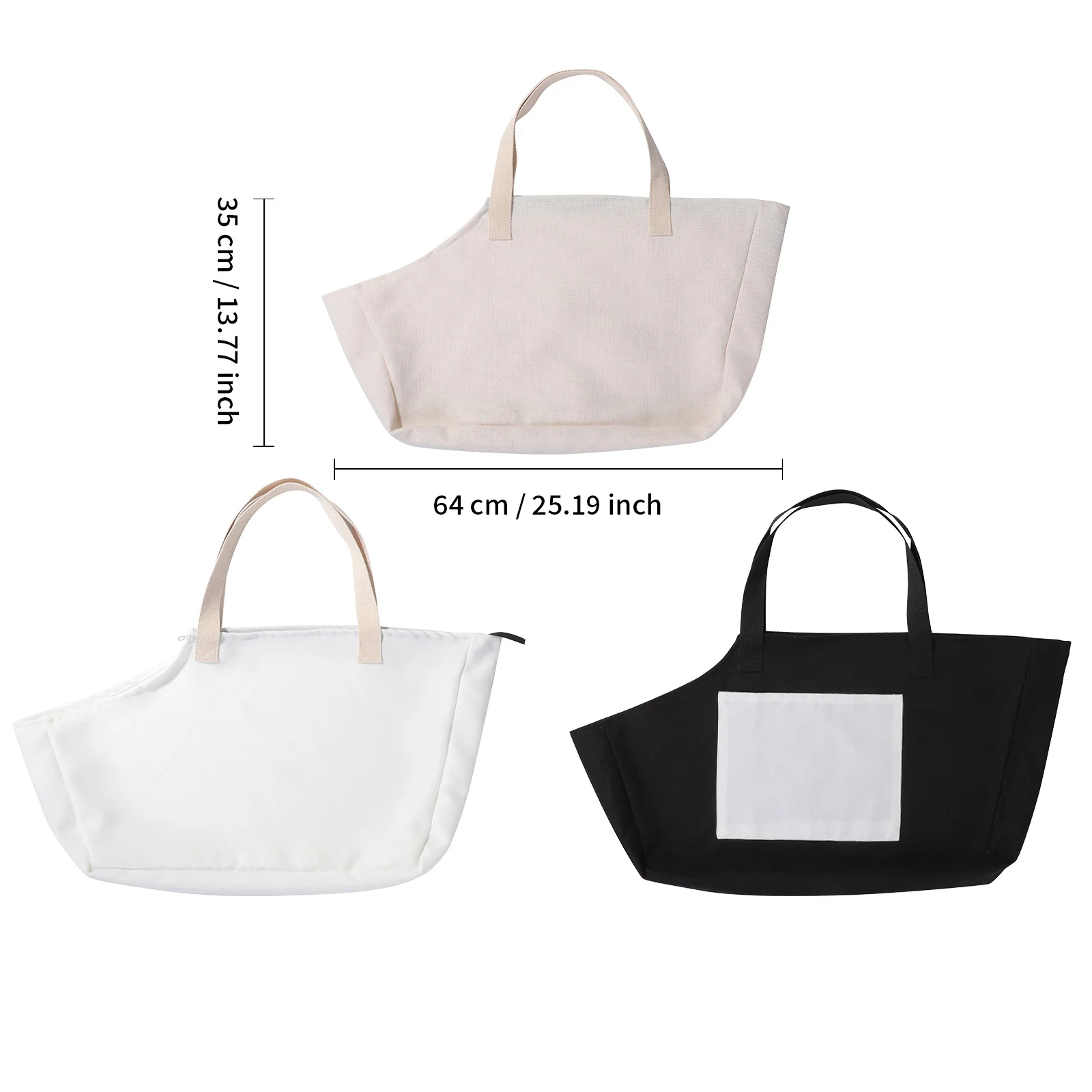 Sublimation Pet Carrier Custom Dog Bag with Zipper thumbnail 3