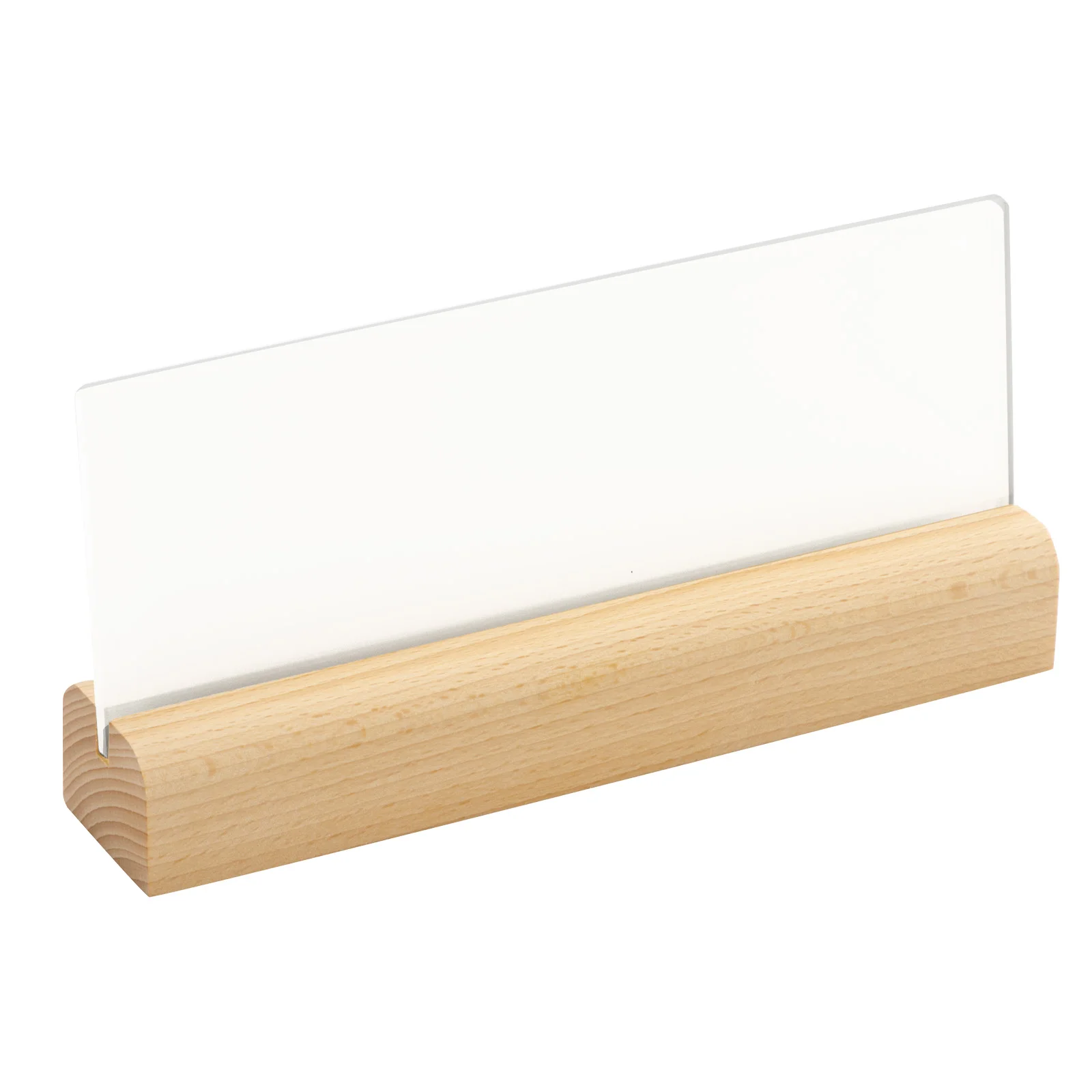 Sublimation Desk Name Plates Acrylic Custom Signs (Rectangular,7.6x20.4x0.4cm)