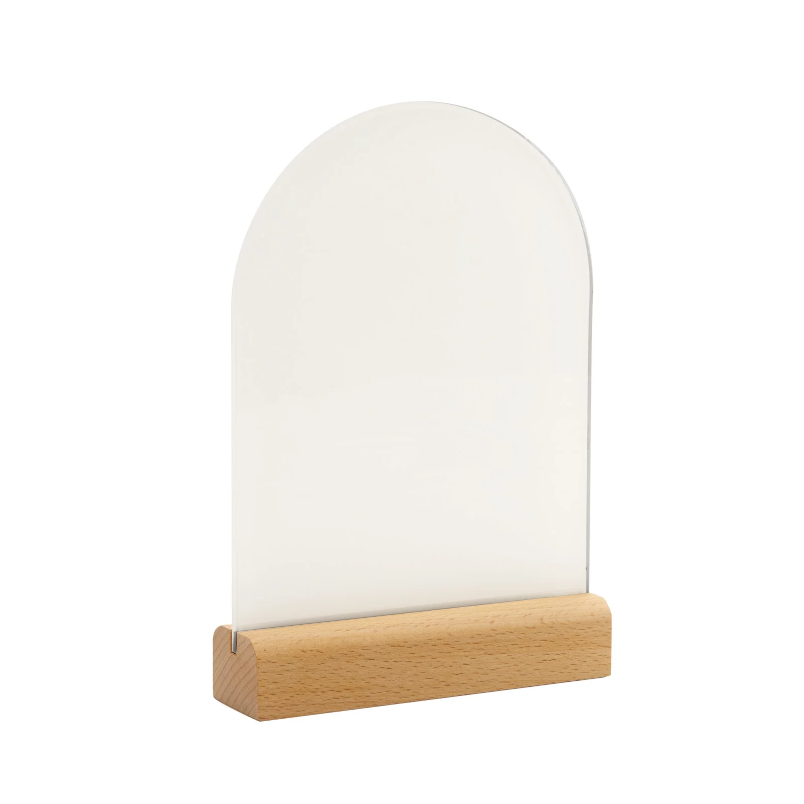 Sublimation Wedding Table Signs Acrylic Photo Signs (Arch Shape, 6x8 inch)