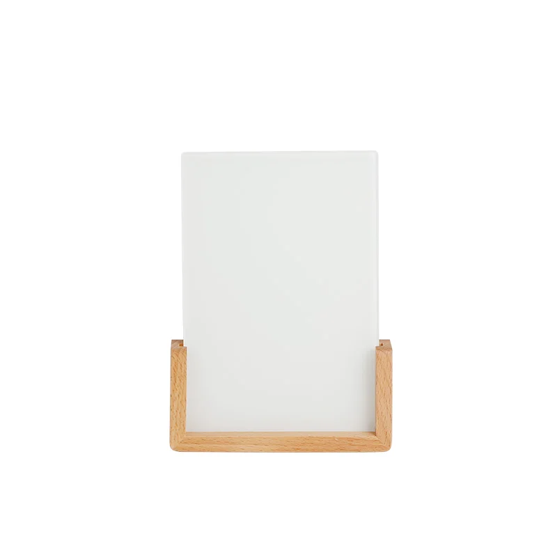 Sublimation Glass Frame with LED Wood Base (5x7 inch)