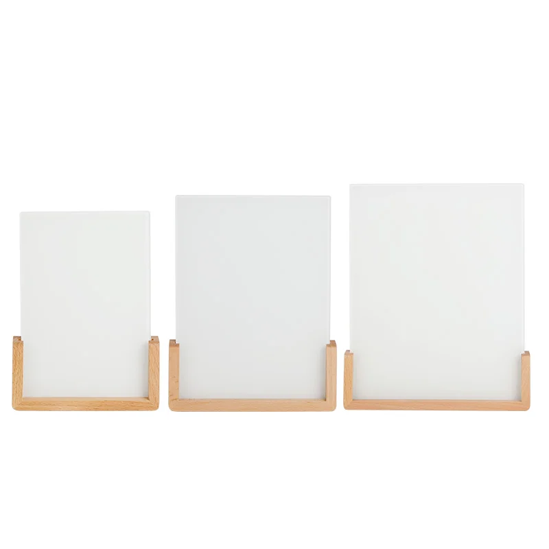Sublimation Glass Frame with LED Wood Base (8x10 inch) thumbnail 4