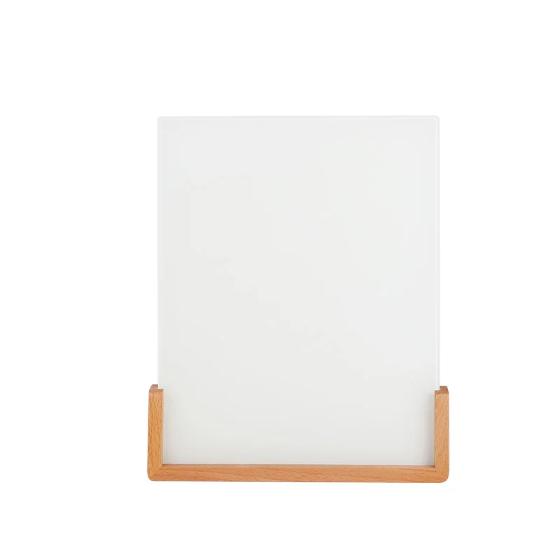 Sublimation Glass Frame with LED Wood Base (8x10 inch)
