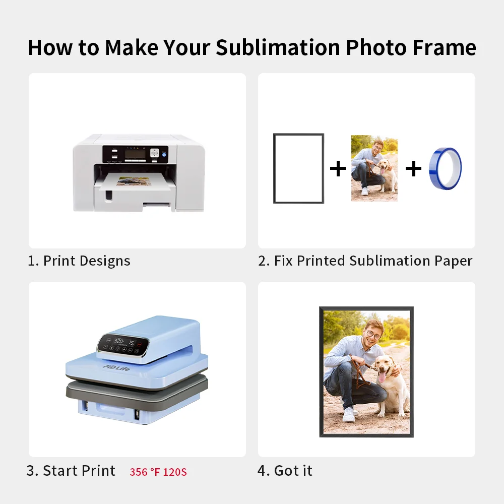 Black Edge Sublimation MDF Plaque Photo Frame (12.7*17.8*1.5cm/5"*7") thumbnail 8