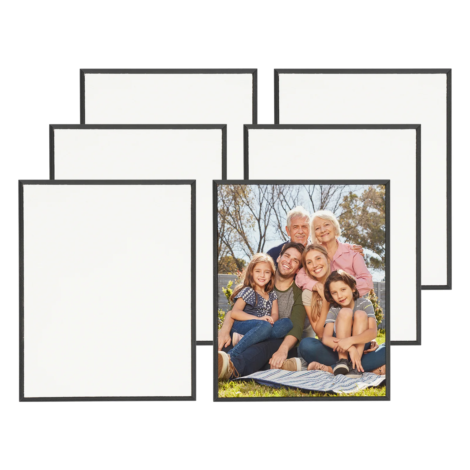 Black Edge Sublimation MDF Plaque Photo Frame (20.32*25.4*1.5cm/8"*10") thumbnail 3