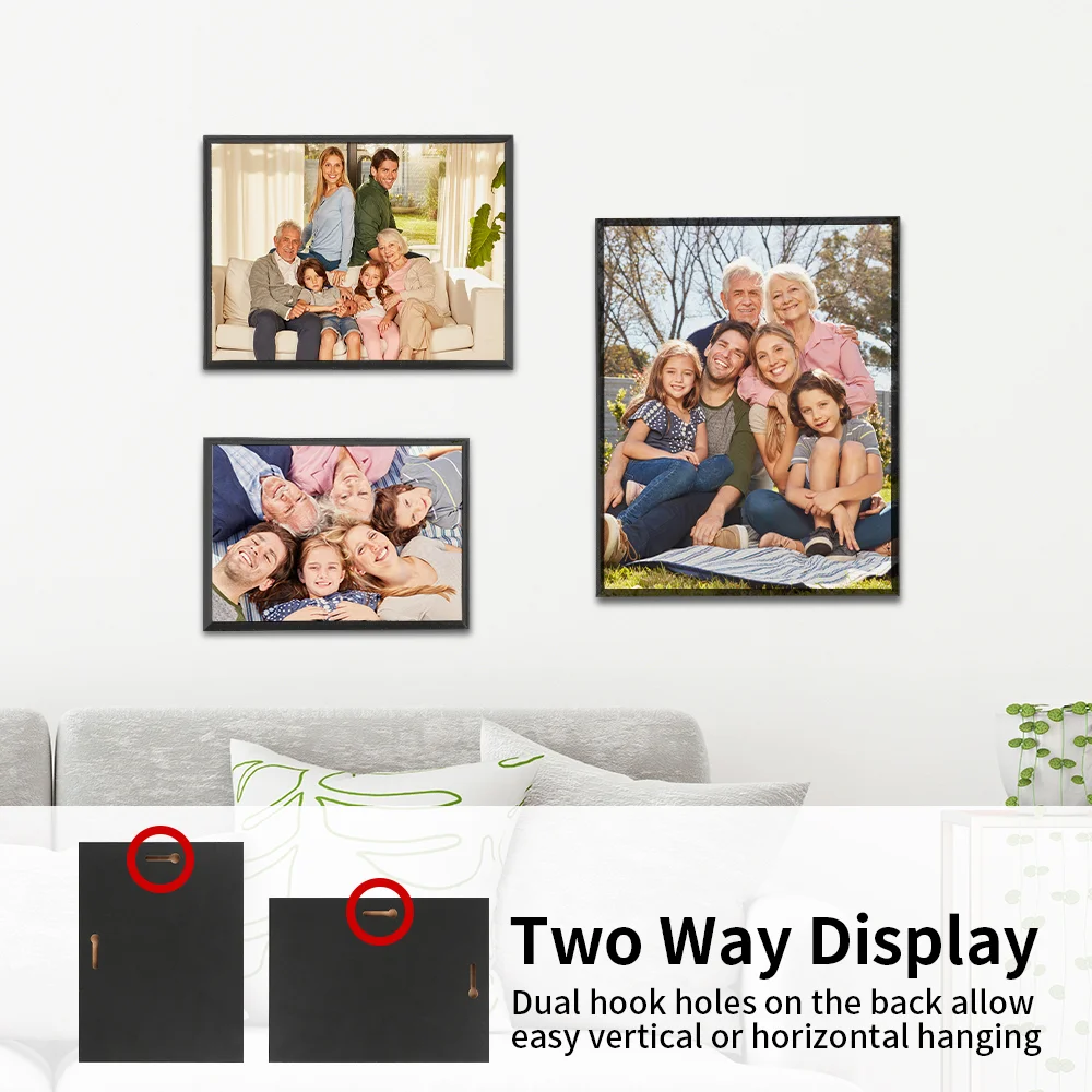 Black Edge Sublimation MDF Plaque Photo Frame (20.32*25.4*1.5cm/8"*10") thumbnail 5