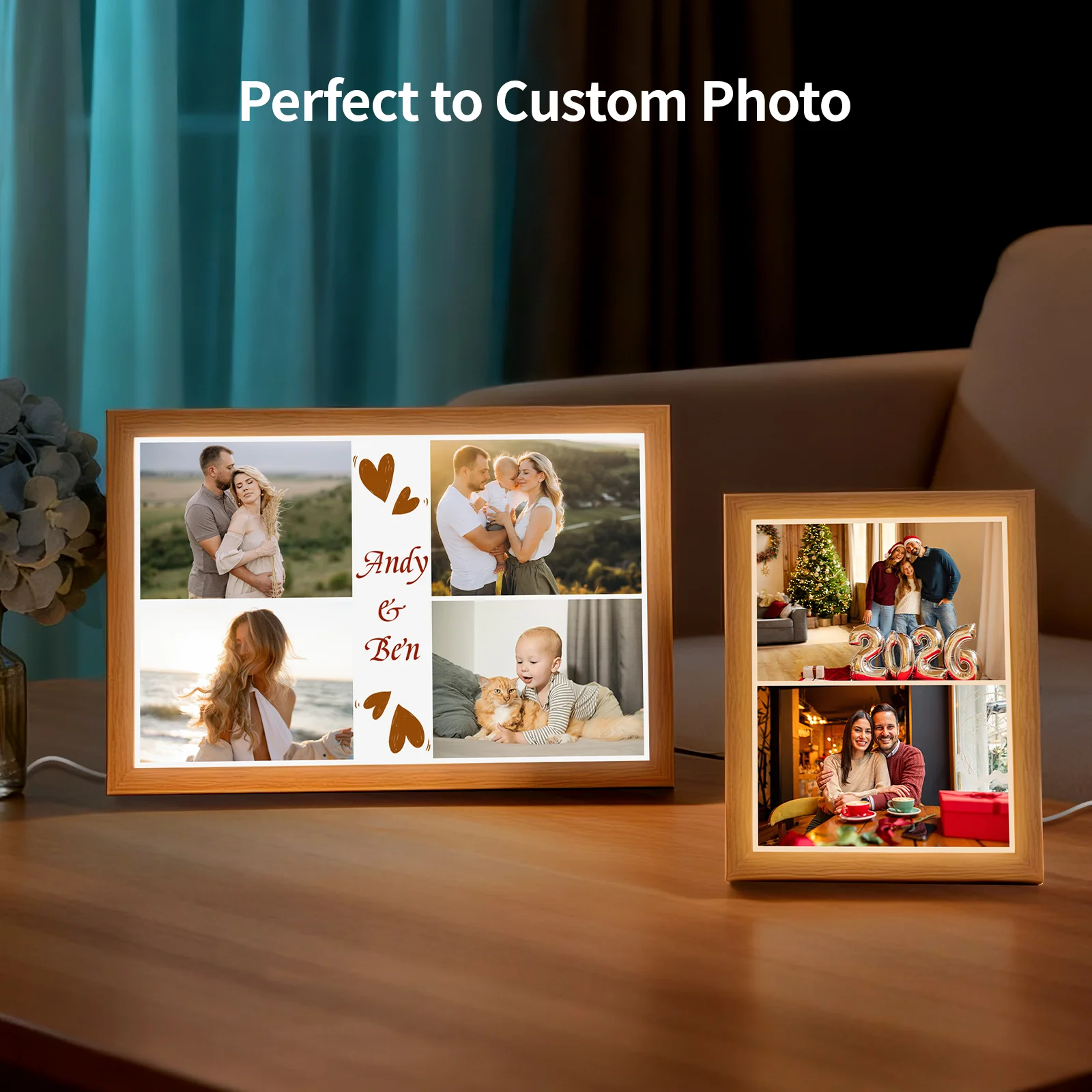 Illuminated Photo Frame with Sublimation Blank Glass Plate (A5, 5.9x 7.87 inch) thumbnail 3