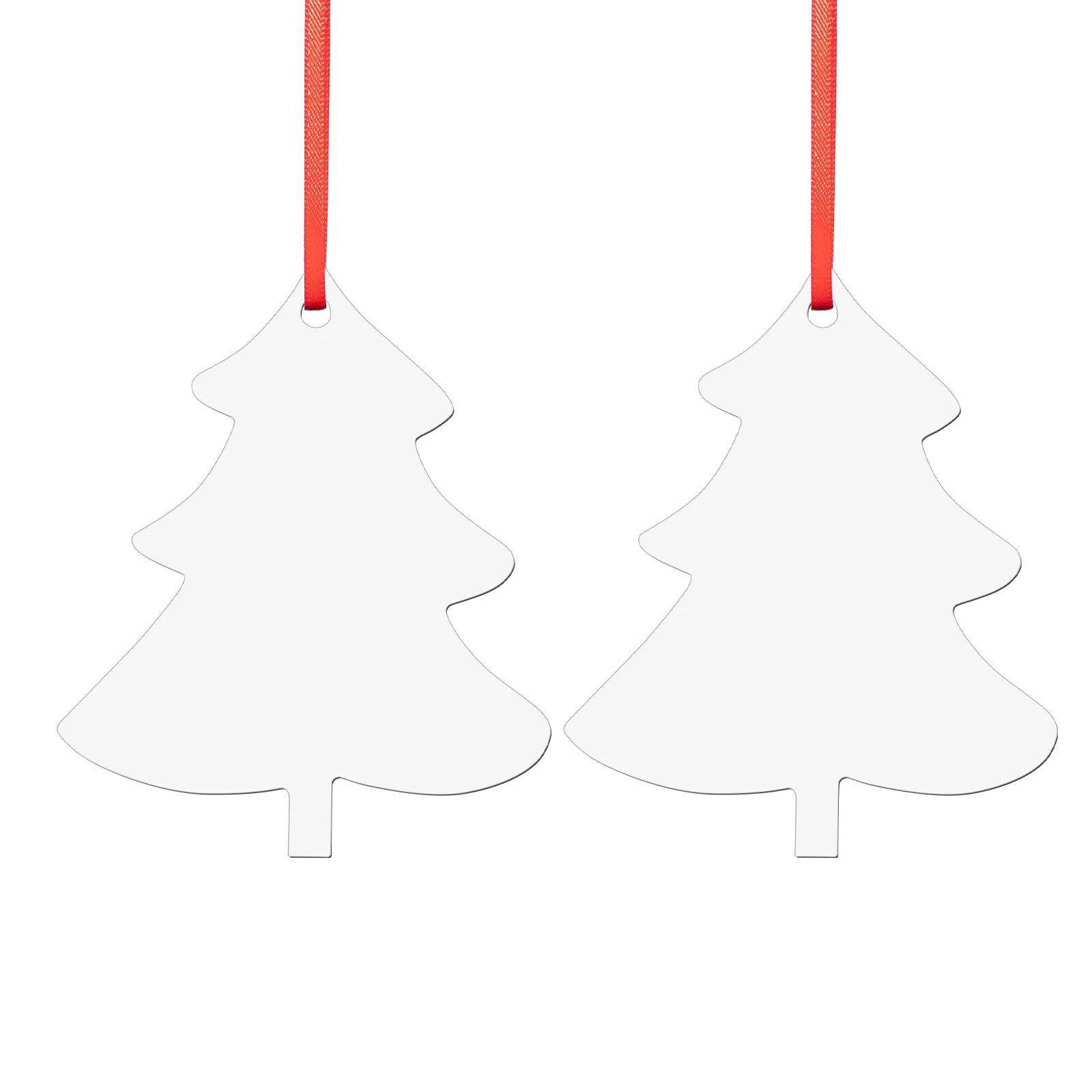 Sublimation Christmas Ornaments Double-sided MDF Hanging Blanks (Tree)