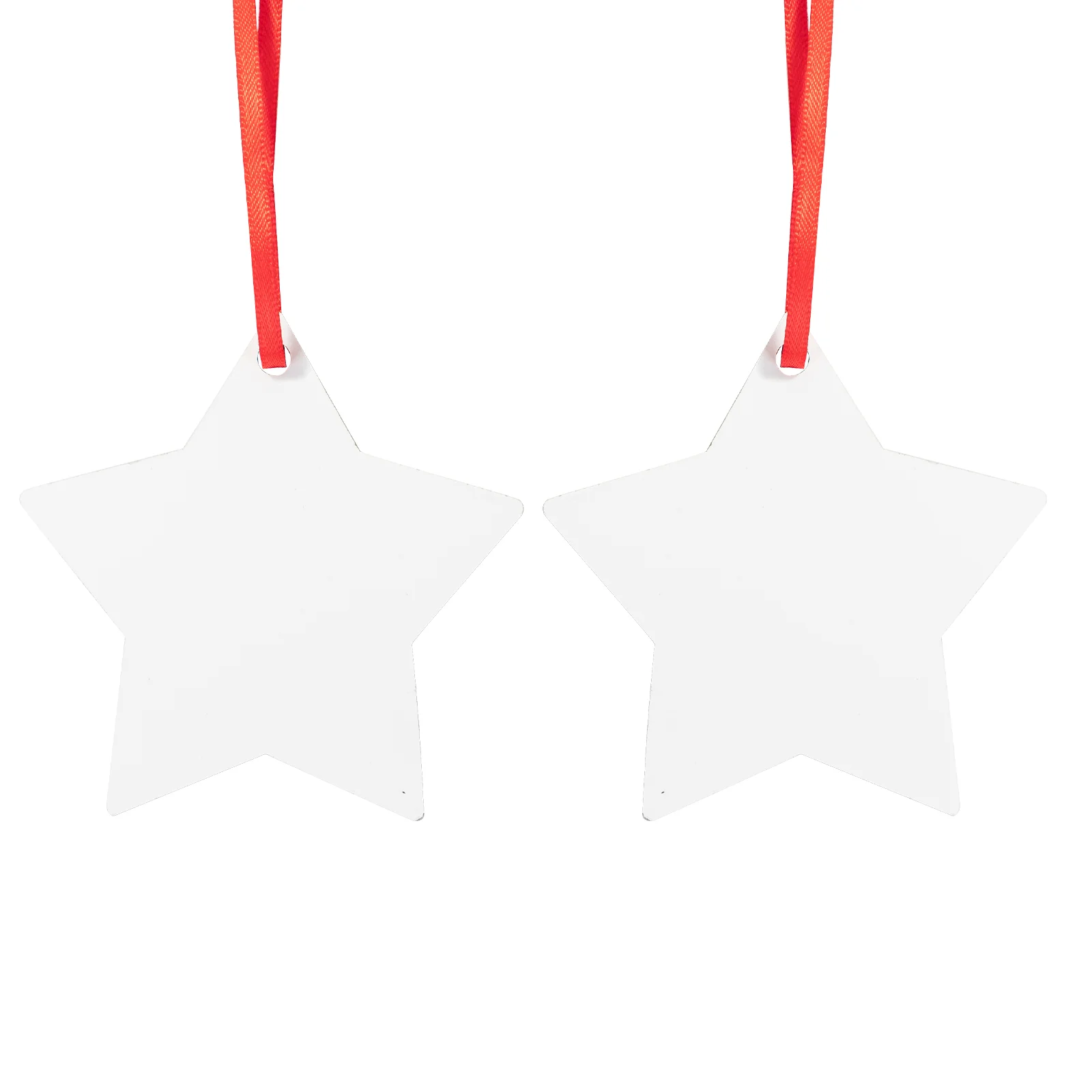 Sublimation Christmas Ornaments Double-sided MDF Hanging Blanks (Star)