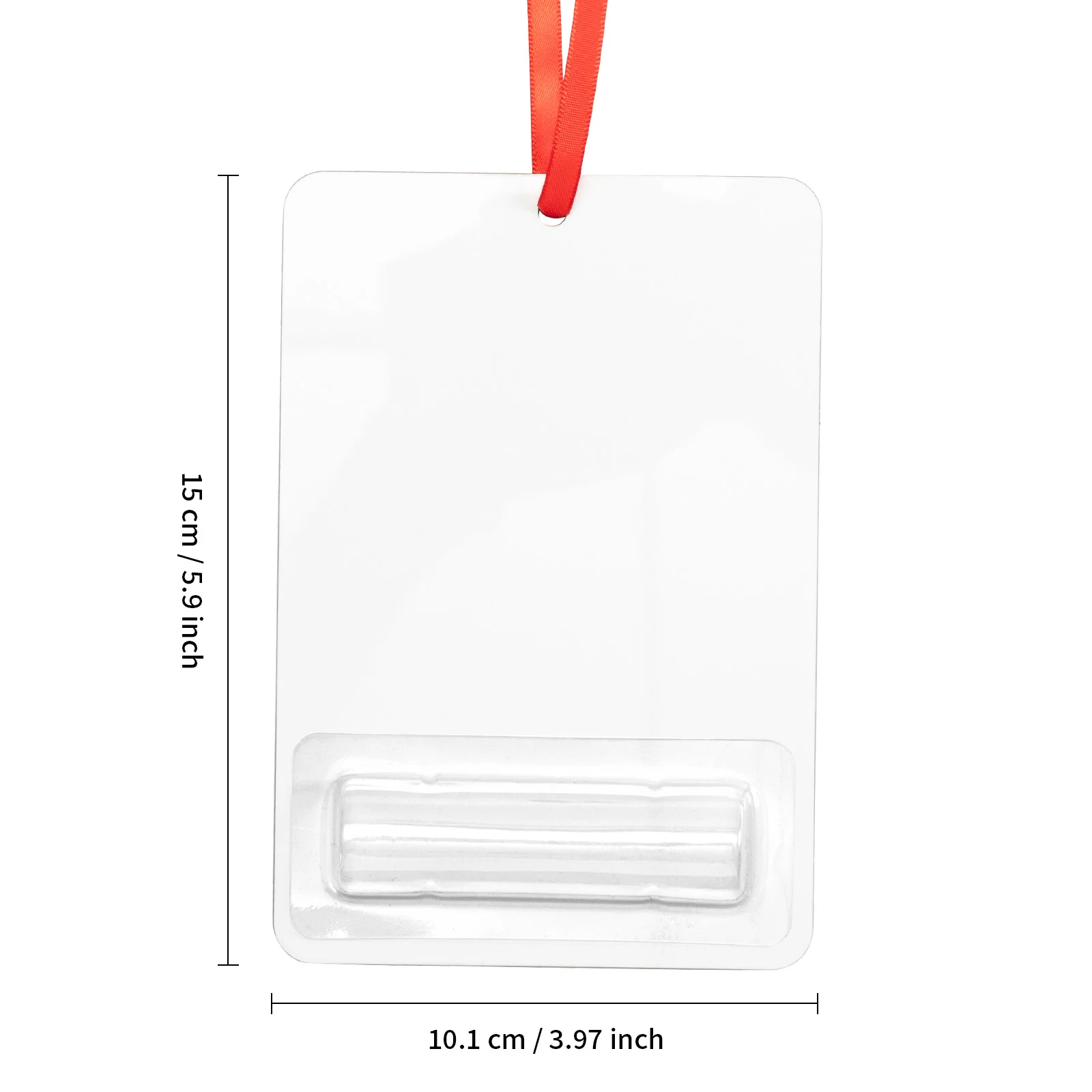 Sublimation Hanging Ornaments HardBoard with Money Holder (10.1*15cm,Rectangle) thumbnail 6