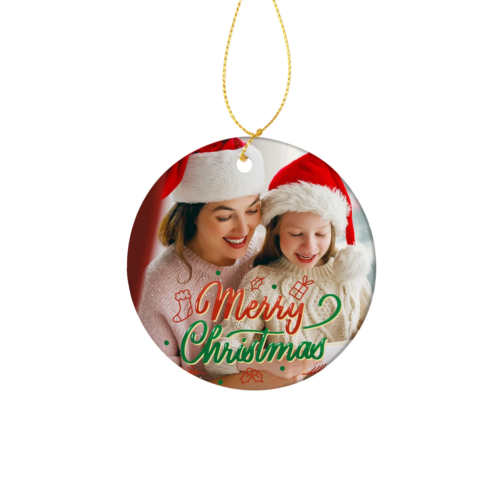 2.9in Sublimation Christmas Ornament with Gift Box thumbnail 9