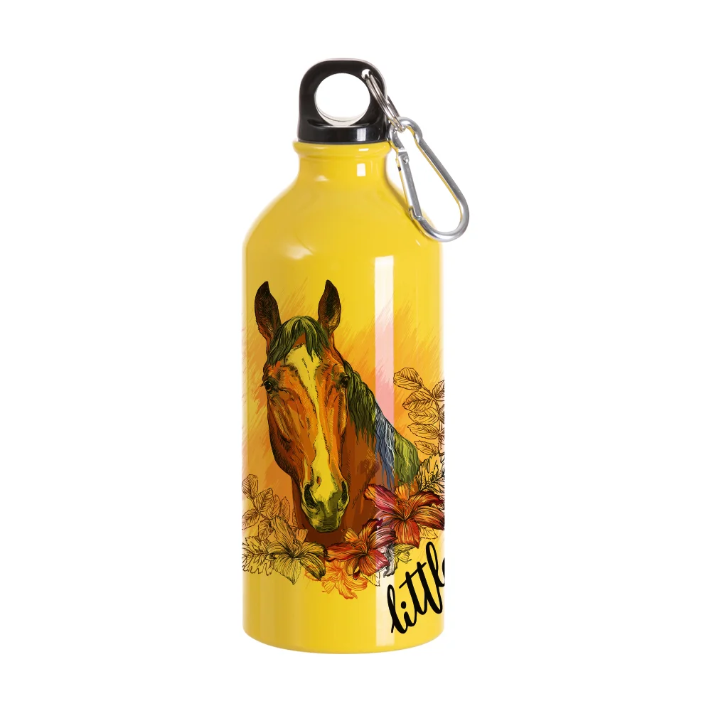 20oz/600ml Aluminium Water Bottle(Yellow) thumbnail 2