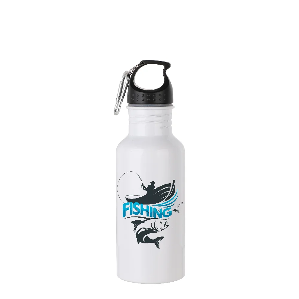 600ml Aluminum Water Bottle(Other,Sublimation blank,White) thumbnail 2