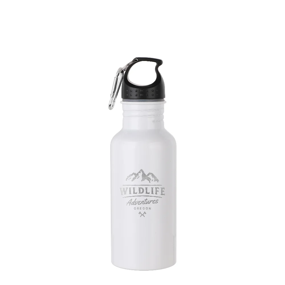 600ml Aluminum Water Bottle(Other,Sublimation blank,White) thumbnail 3