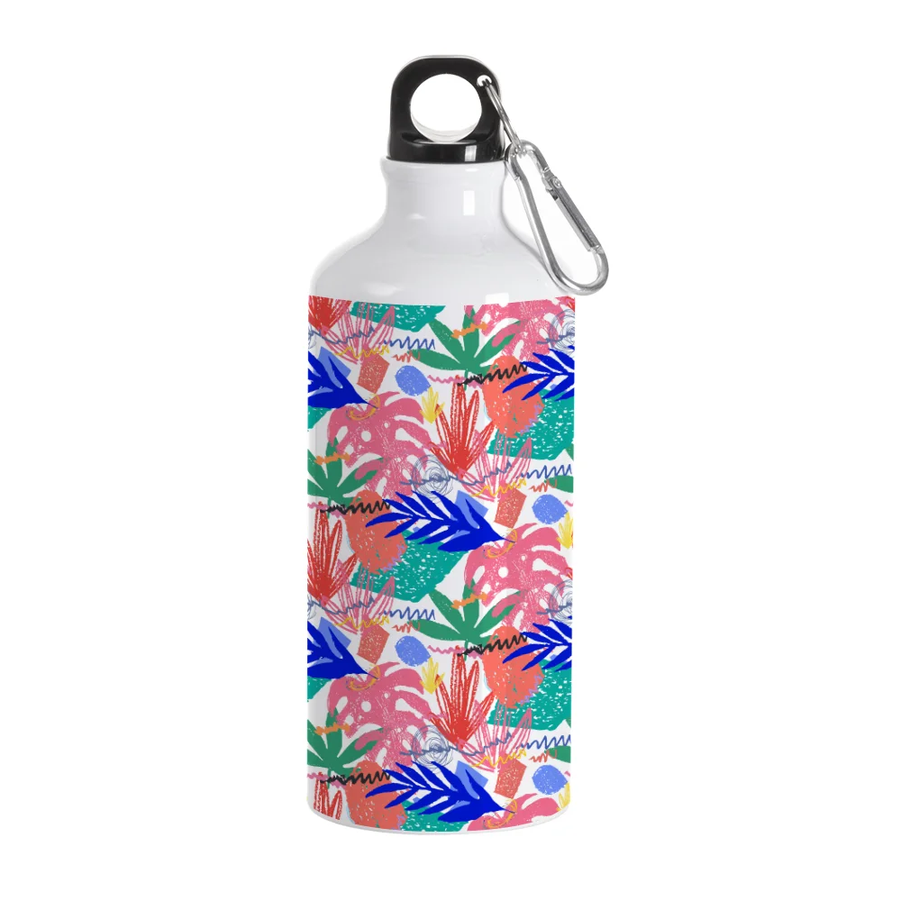 Aluminium Bottle with Canteen lid(20oz/600ml,Sublimation blank,White) thumbnail 2