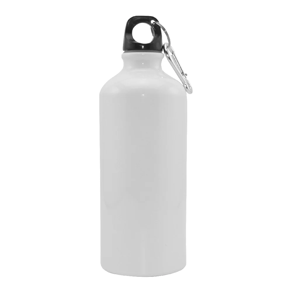 Aluminium Bottle with Canteen lid(20oz/600ml,Sublimation blank,White) - image 1