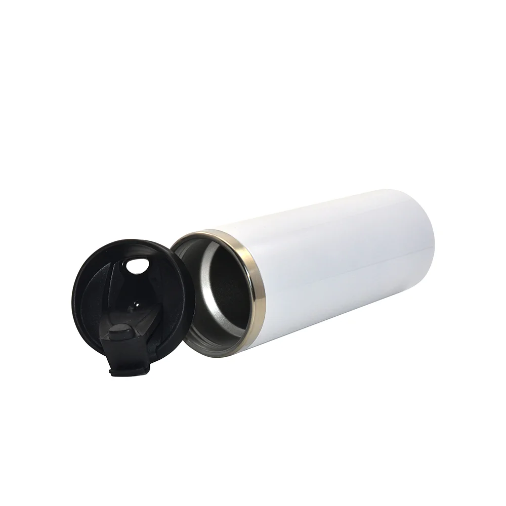 Stainless Steel Double Wall Bottle(14oz,Sublimation Blank,White) thumbnail 6