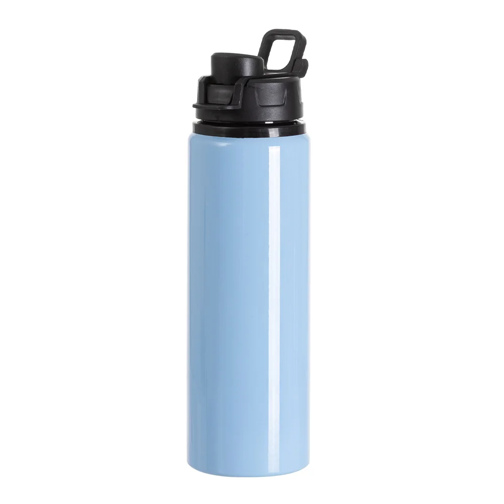 25oz/750ml Aluminum Water Bottle (Light Blue) thumbnail 1