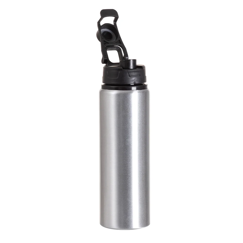 25oz/750ml Aluminum Water Bottle (Silver) thumbnail 3