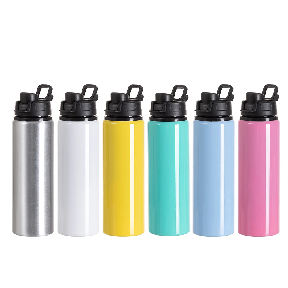 25oz/750ml Aluminum Water Bottle (Silver) thumbnail 5