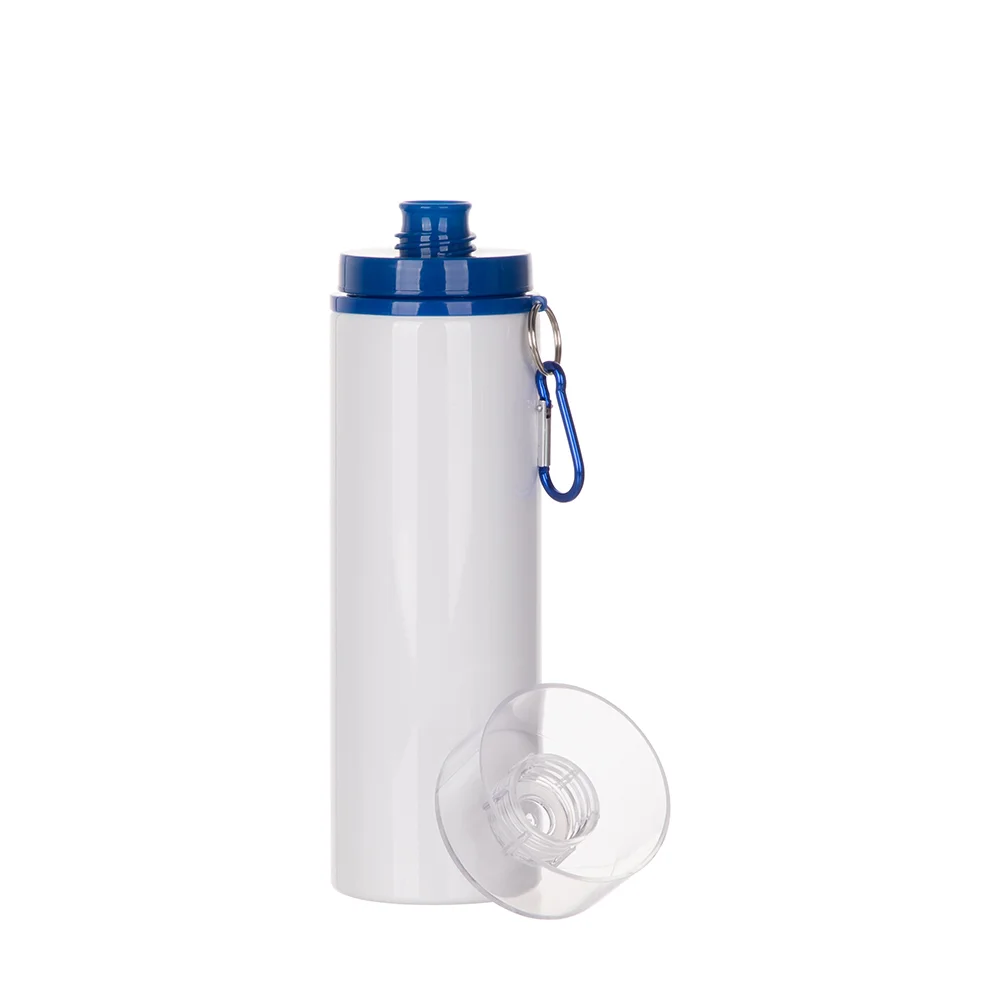 28OZ 850ml Aluminum Bottle with Blue Lid(White) thumbnail 5