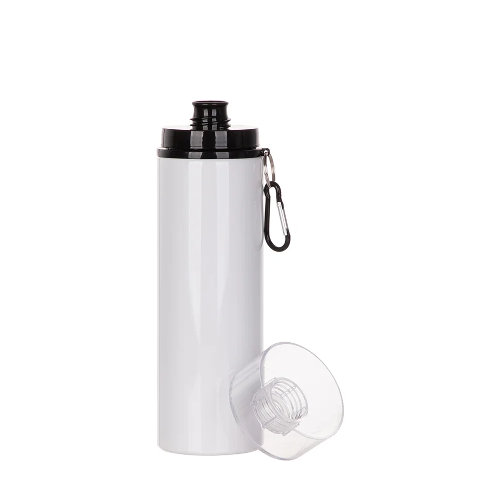 28OZ 850ml Aluminum Bottle with Black Lid(White) thumbnail 5