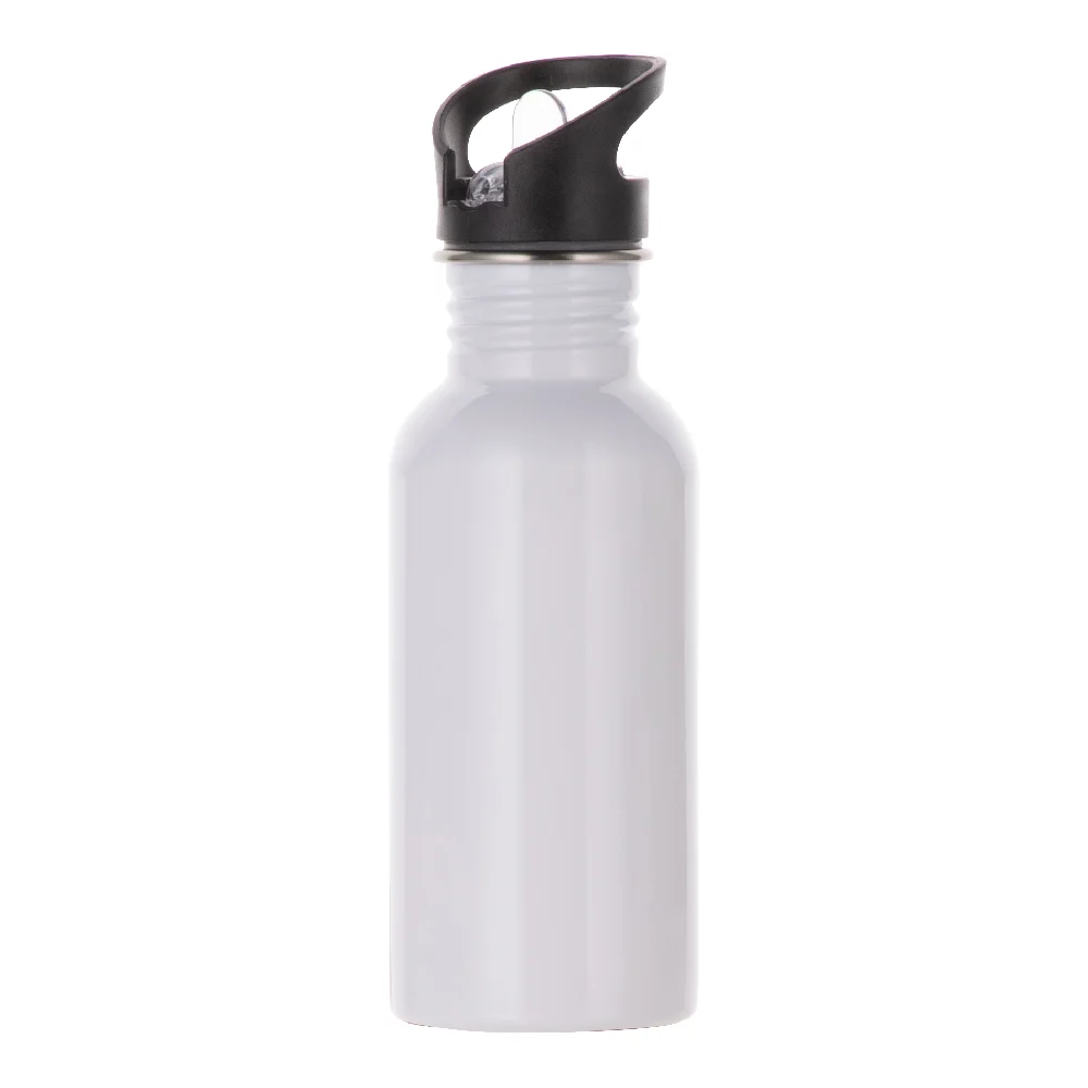 600ml Sublimation Aluminum Bottle with Straw Top thumbnail 1