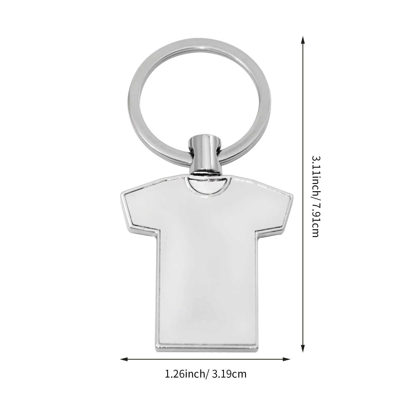 Sublimation Metal Keychain (T-Shirt) thumbnail 3